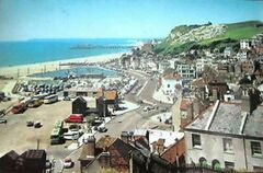 East Parade and Marine Parade from East Hill c1960